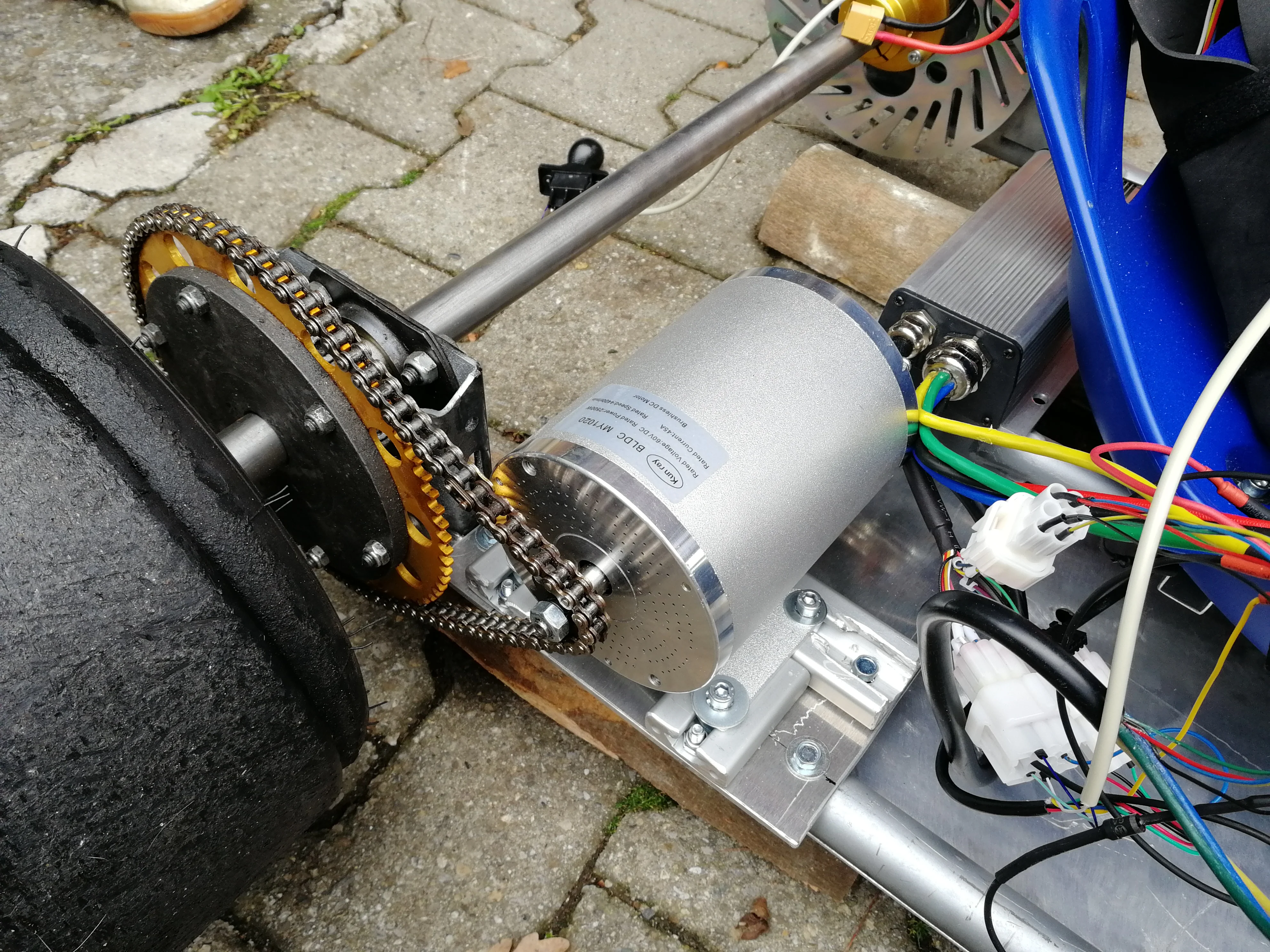 Moteur Brushless E-bike Kit Contrôleur Moteur Brushless 3000W 48V-72V 60A - Pour Trottinette Ou Go-Kart Électrique Kit Moteur électrique 48v-72v 60a