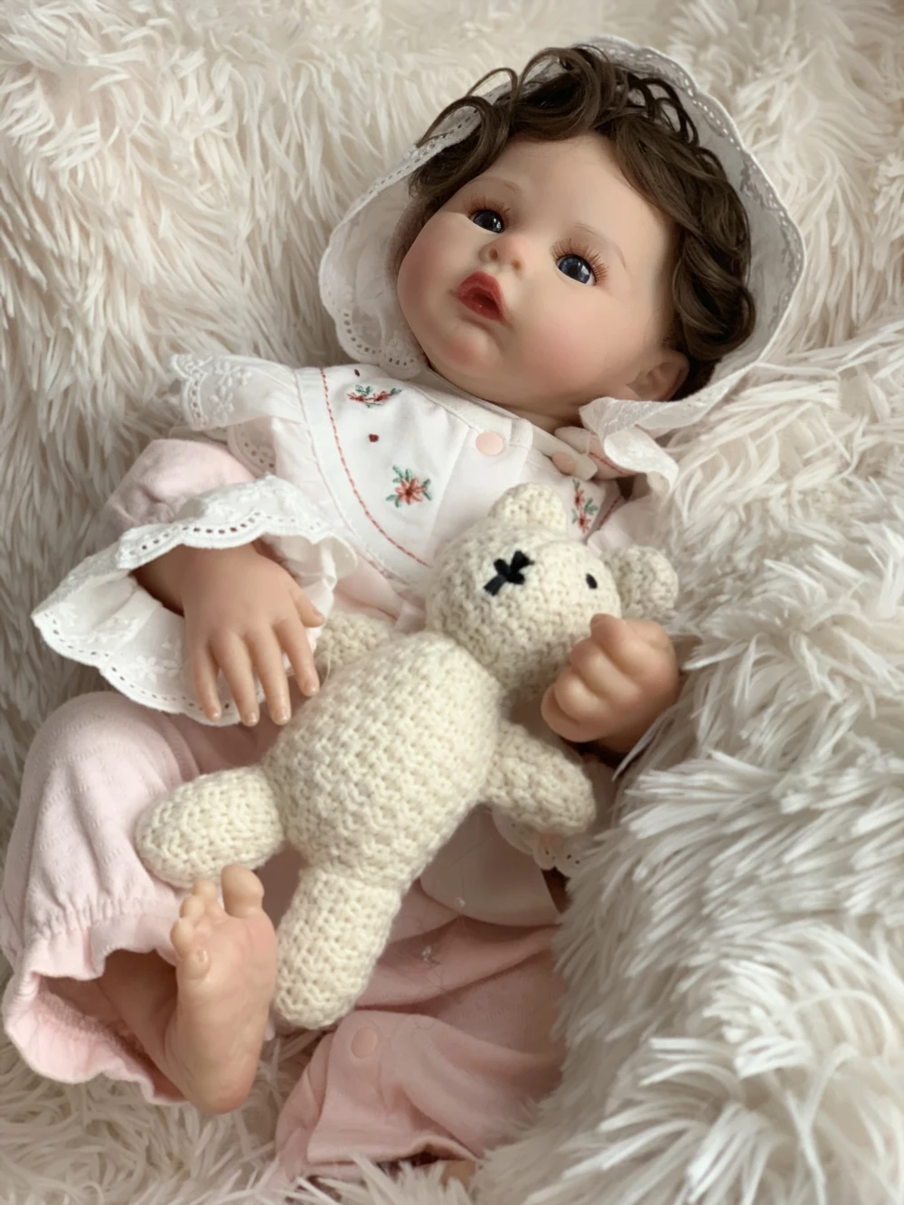 Doll Toys Bambole Reborn Dolls Bambole Reborn Da 1000 Euro Bebe Reborn  Lívia 100% Silicone