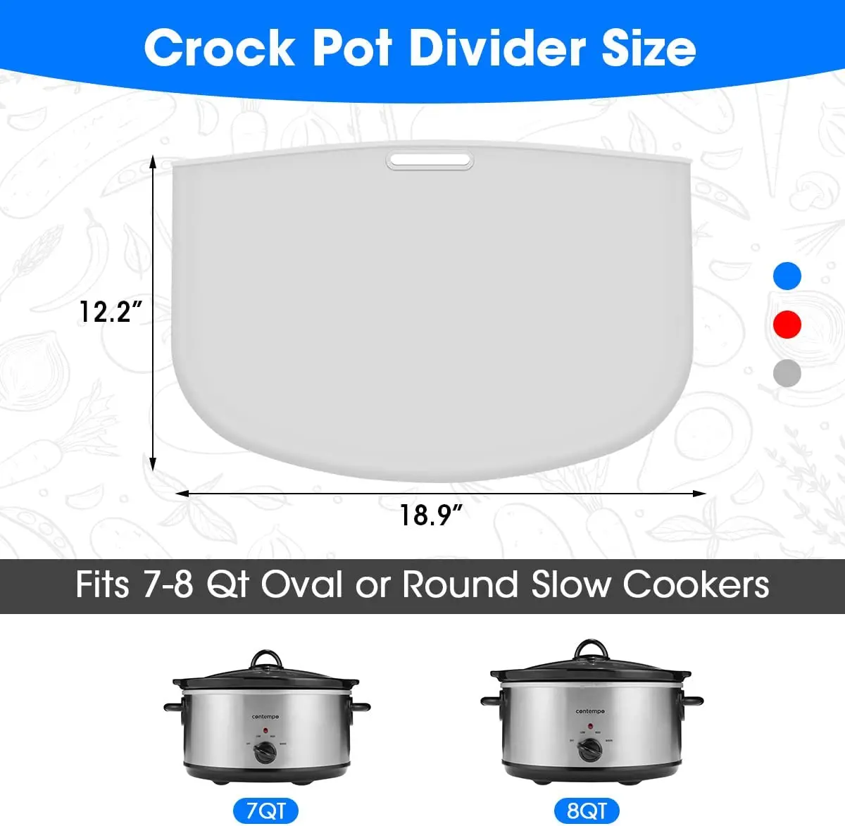 Washable Silicone Slow Cooker Liners Silicone Slow Cooker Bag Fit 7-8