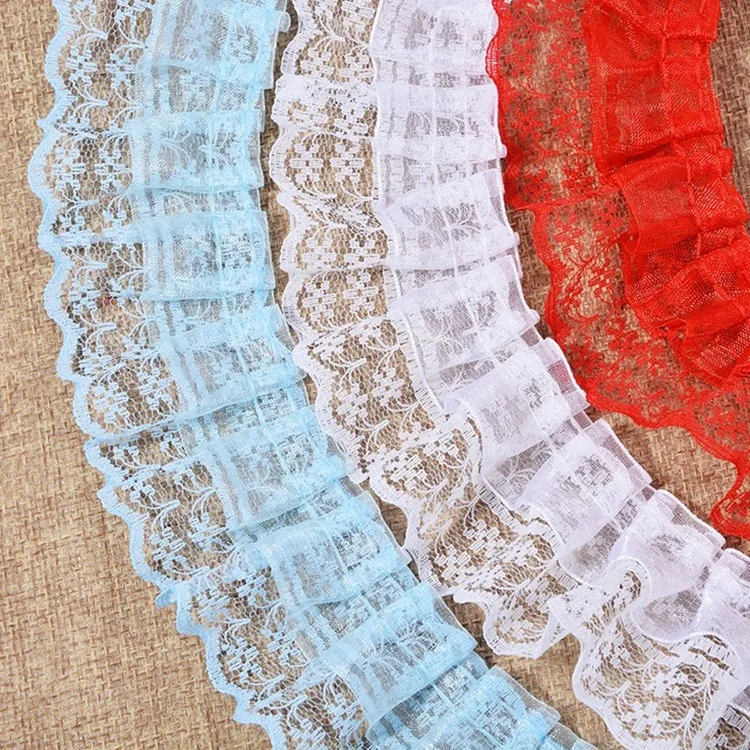 Nastro In Pizzo Ricamato Viola Con Fiori – 4,5 Metri – Per Cucito Creativo, Decorazioni Fai Da Te E Abiti - 4