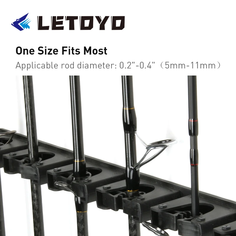 Fishing Rod Holders For Wall Rush Creek Creations 8 Fishing Rod Capacity Wall Or Ceiling Garage Storage Rack Support Canne A Peche Sur Glace