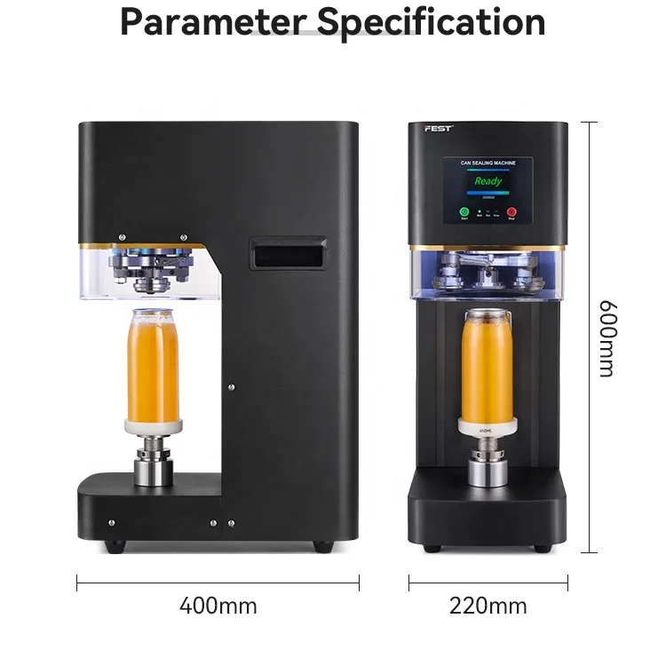 FEST CE 110V/220V非ロータリー缶シーラーシーリングマシン飲料全自動