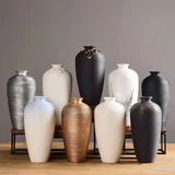 Unique design porcelain modern Dried flower accessories white ceramic vases for home decor hotel living room table top ornaments.jpg