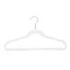 White velvet hanger