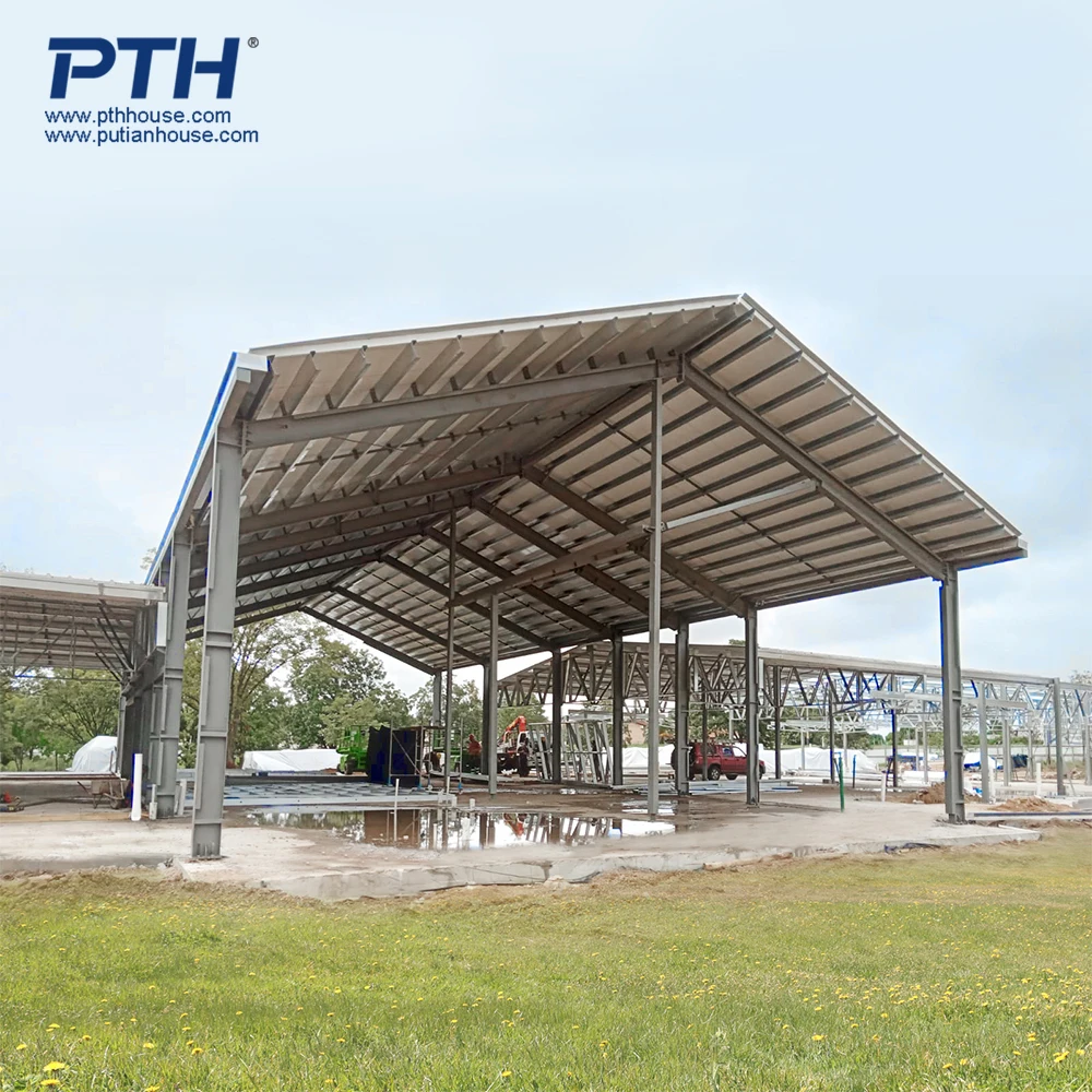 PTH Prefabricated House Fast Build Galvanized Light Gauge Steel Villa Resort