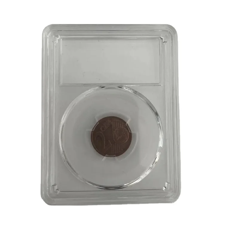 Coin Collection Ultrasonic Welding Graded PCGS Coin Slabs  with Adjust Insert Rubber Size