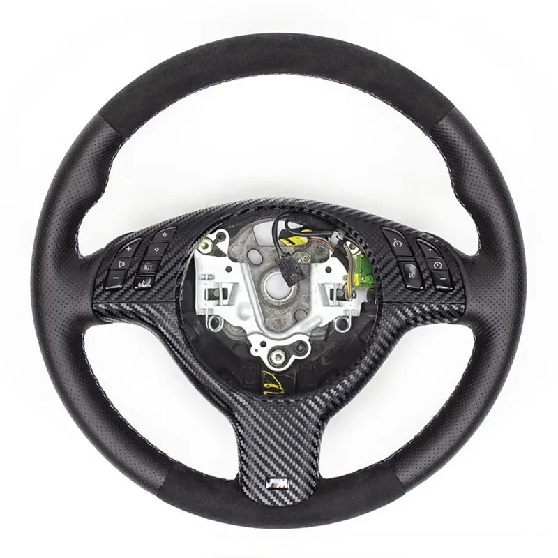 Замшевый чехол на руль автомобиля для BMW 3 серии E46 E45 5 E39 M3 M5 540i 525i