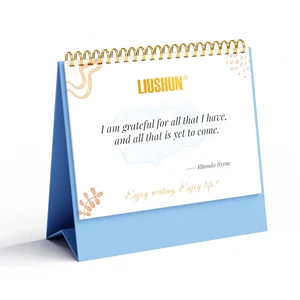 Personalized Daily Affirmation Calendar Inspirational Card Per Day Custom Size Page Number Bulk Manufacturing