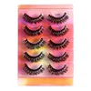 5 pairs of dazzling eyelashes