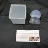 Square box white tongue cover
