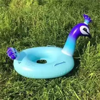 Moranjay Bouée Gonflable Enfant – Dino/Licorne/Koala, PVC Résistant, Double Valve, Accessoire Piscine & Fête