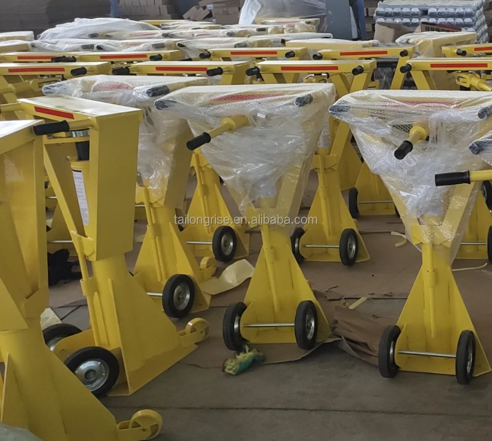 Heavy Duty Trailer Stabilizing Jack Stand 100000 Lb Static Capacity