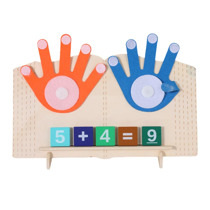 Finger Arithmetic Montessori Math Toys for 3-6 Years Old Early Education Teaching Aids Kindergarten Mathematics Resources Toys