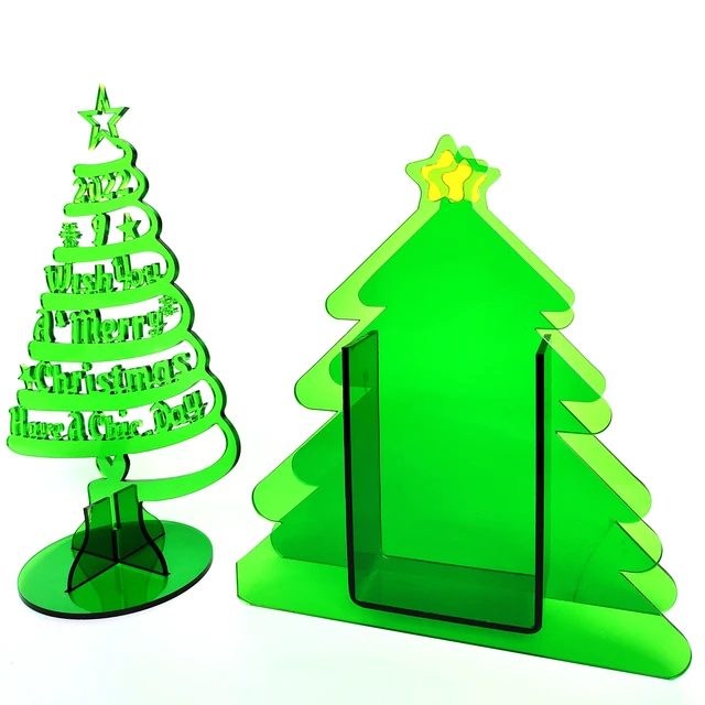 Custom Acrylic Christmas Tree for Tabletop Decorations Festive Trees Holiday Artificial Christmas Tree