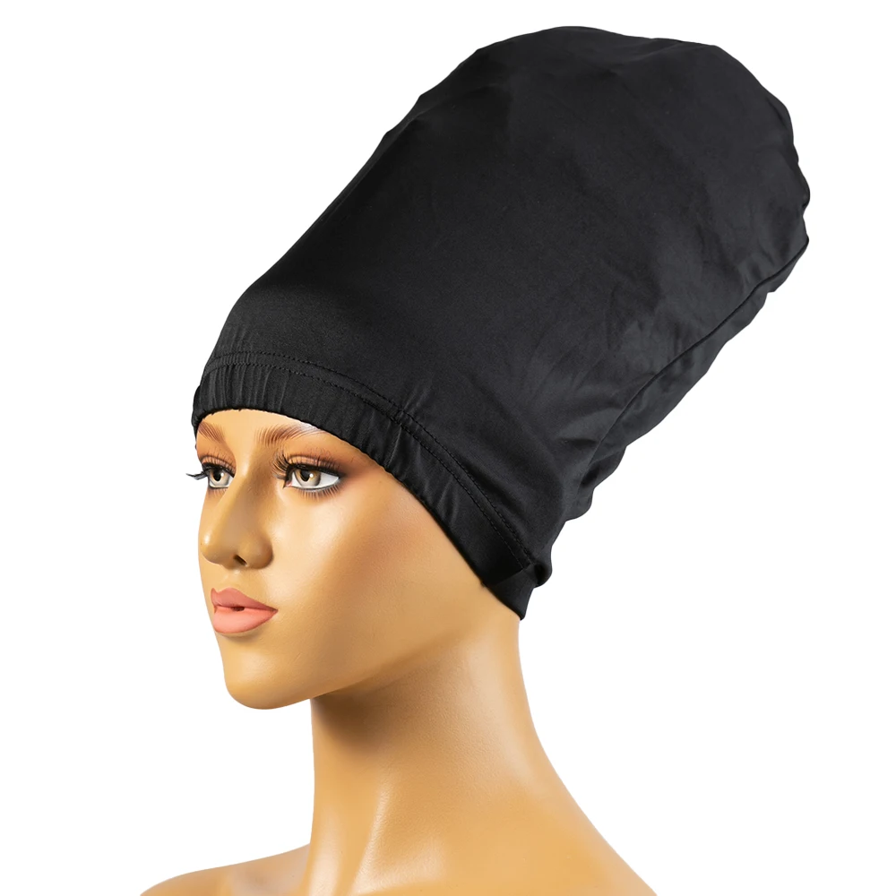 Spandex Satin Schlafhaube 3er Pack – Für Dreadlocks & Zöpfe, Extra Lang, Dehnbar, Damen & Herren