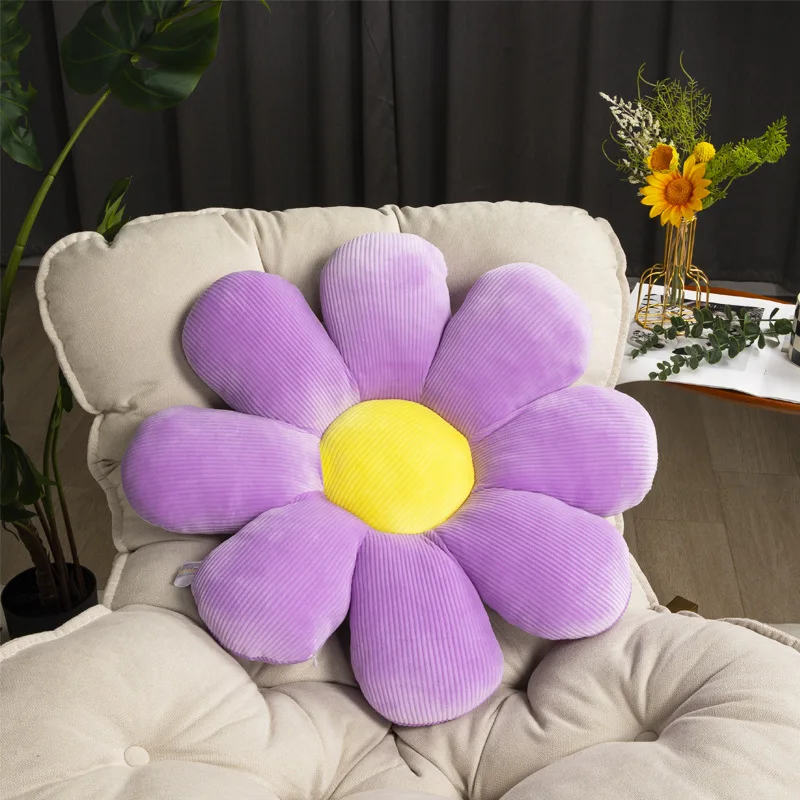 Flower Pillow,Flower Shaped Throw Pillow Butt Cushion Flower Floor