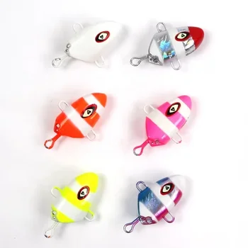 Wholesale Cheery Lucanus Jig Lure Kit 100g-300g Slider Bait with for BKK Hook Slow Shaking Luminous Inchiku Bait Made of – Metal Jig – view 2
