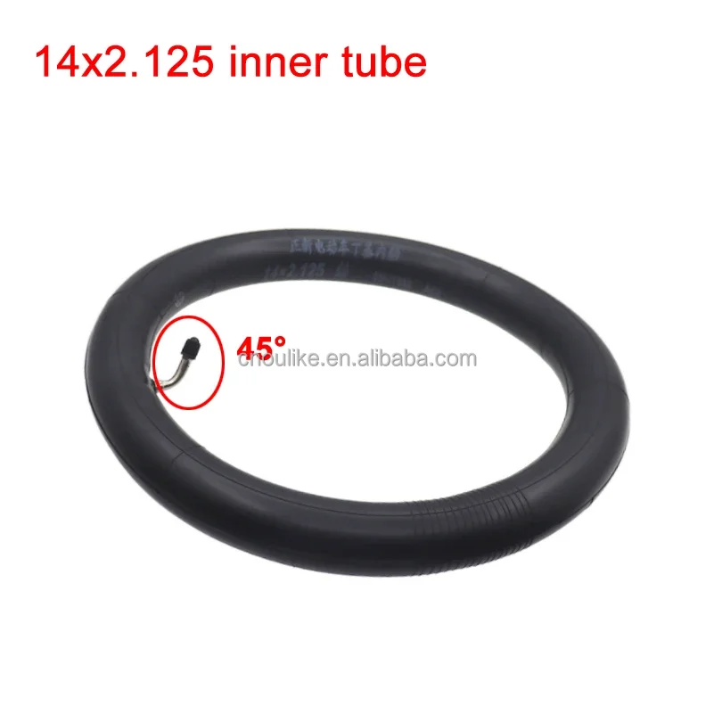 14 Inch Outer Tyre with 14x2.125 Butyl Inner Tube for Ninebot One S2 A1 for Many Gas Electric Scooters E-Bike Unicycle Tyre