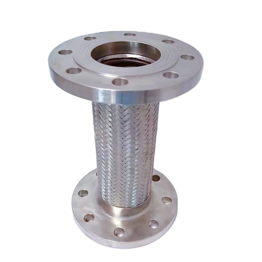 Industry Flange Price Square Hose Coupling JZBW Stainless Steel 304 Corrugated Braided Flexible Metal 316 321bellows Silver