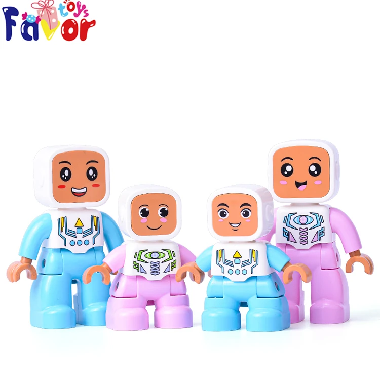 People Figures for Kid, Preschool Toys STEM Building Blocks People Set, Compatible with Major Brands Building Blocks for Toddler