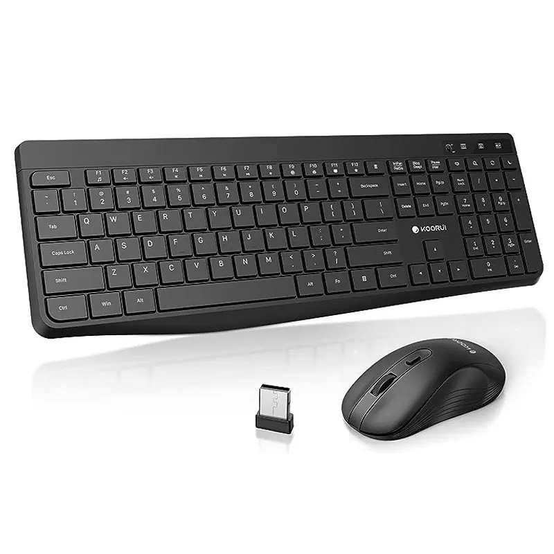 Combo Tastierino Numerico E Mouse Wireless 2.4G - 3 DPI Regolabili, Design Ultra Sottile Per PC E Laptop
