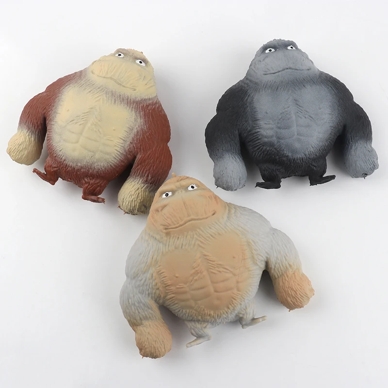 Large Twisting Pulling Bending Stretch Gorilla Figure for Kids Filled With Sand Great Monkey Toy