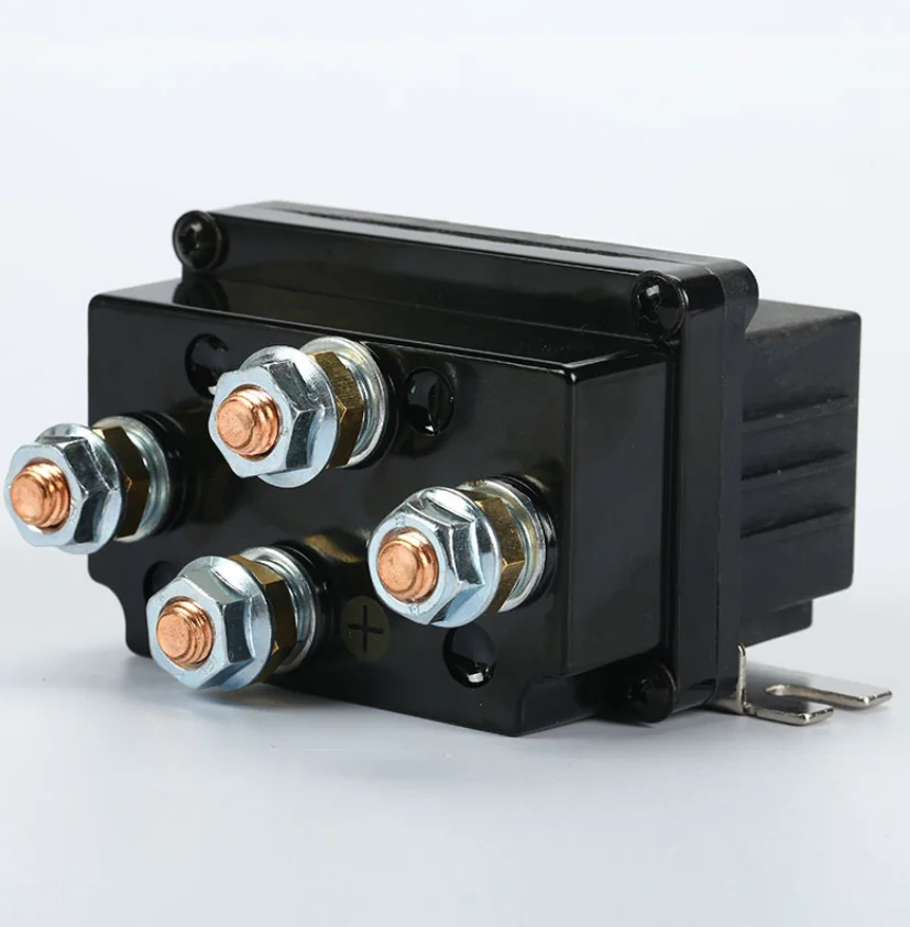 500A 12V Winch Solenoid Contactor Relay &amp; Control Box For 8000