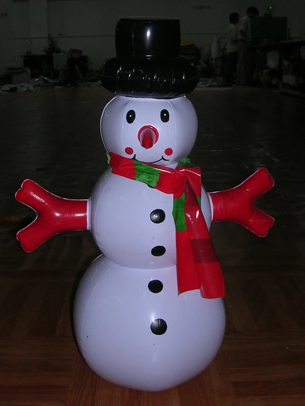 Factory Supply Christmas Inflatable Snowman With Led Light For Sale