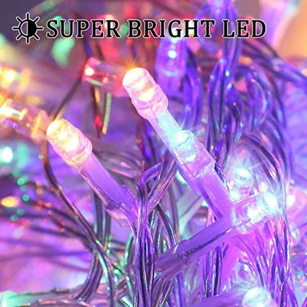 Holiday Lighting LED String Lights With Multiple Colors for Party Decoration Fairy Lights