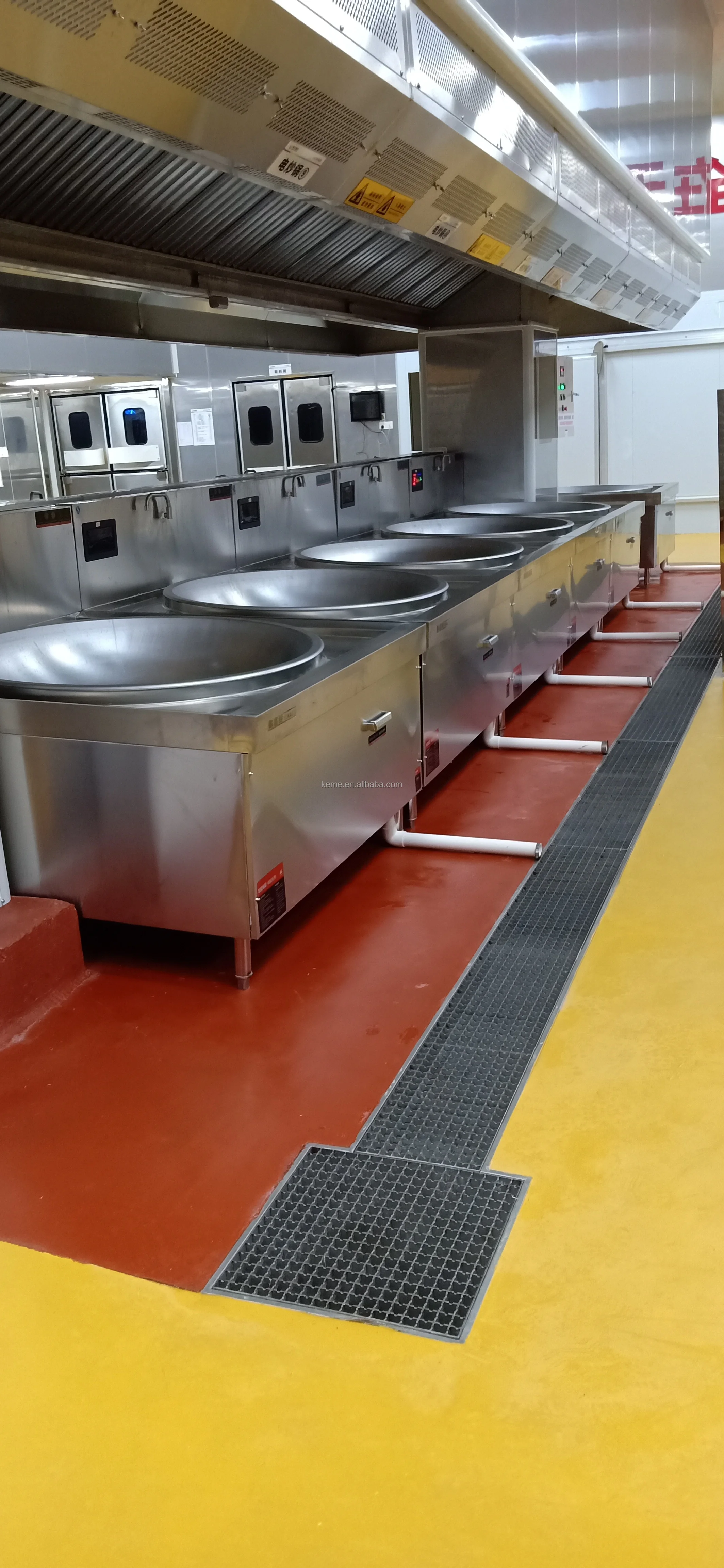 Customized Stainless Steel Commercial Kitchen Channel Drains Food