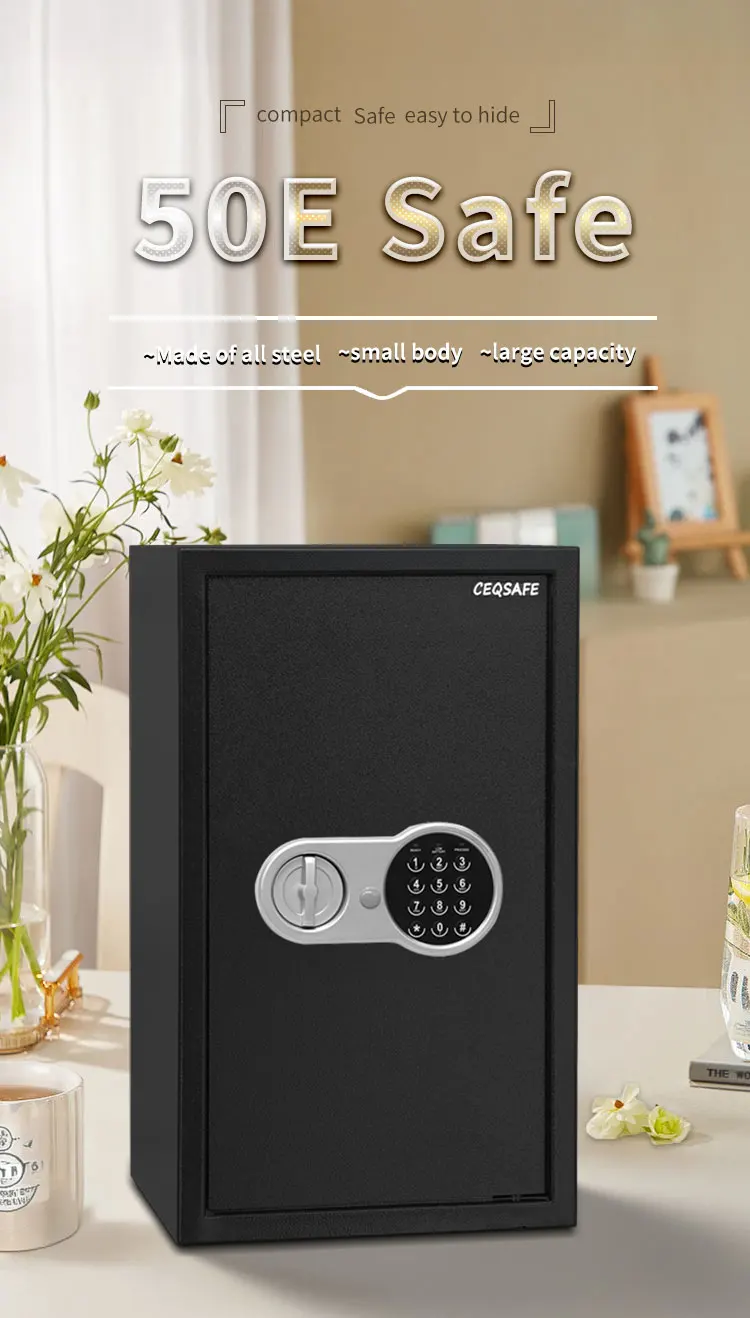 CEQSAFE China Supplier Home Hotel Electronic Safe Small Wall Mini Safe Box manufacture
