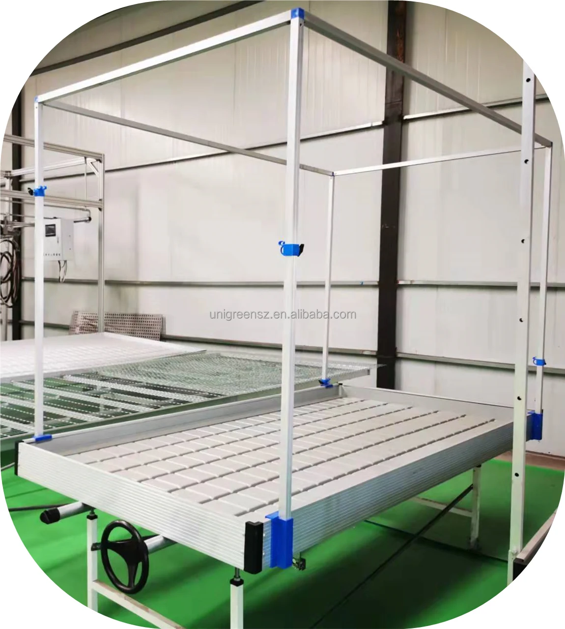 Mobile Growing Table with Wheels - Rolling Bench System