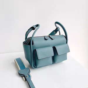 New Design Crossbody Bag Ladies PU Leather Messenger Bag With Multiple Shoulder Strap Adjustable Waterproof Handbag