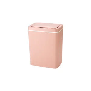 Intelligent Induction Trash Can Rechargeable Battery Smart Trash Can for Household Living Room Standing Plastic