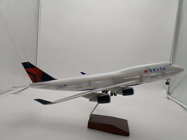 Ledビジネスモデルプレーンダイキャスト飛行機Ledボーイング747