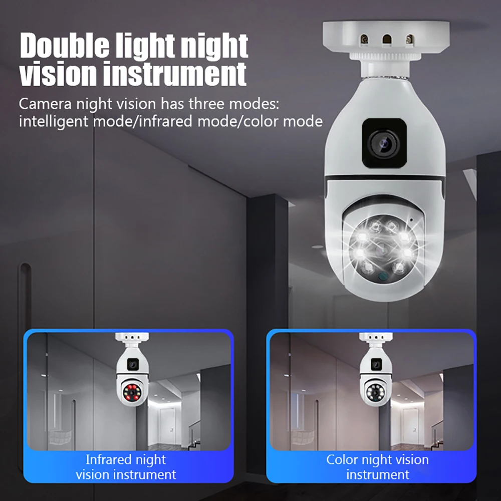 Saikiot-Câmera de segurança CCTV com visão noturna,