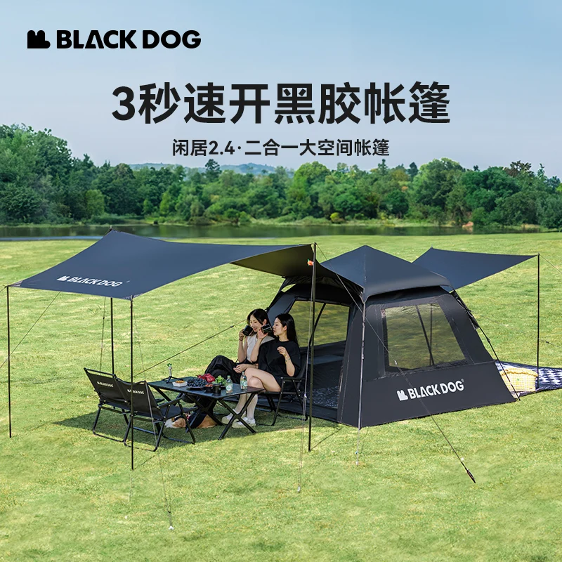 Blackdog 4-season Automatic Pop-up Camping Tent, 50+ Upf, 16m²