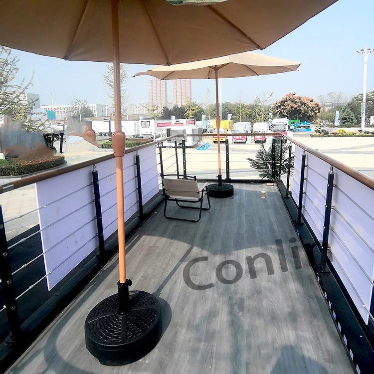 2 Story Mobile bar Cart Portable bar Counter with Wheels for Sale