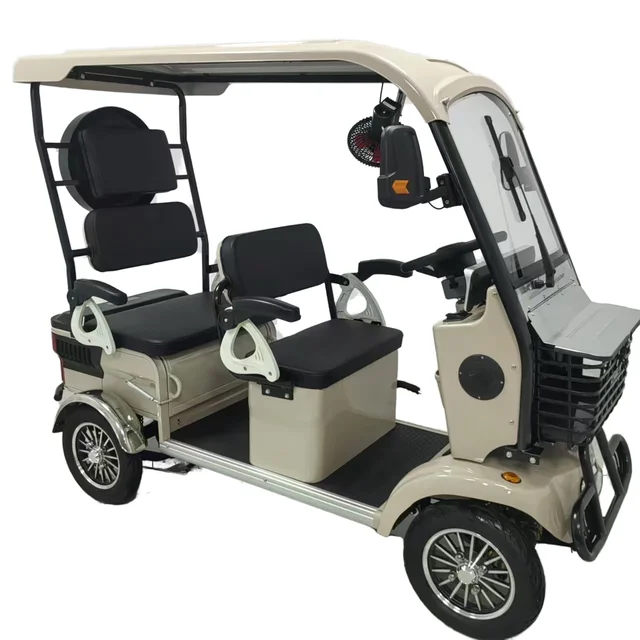 Manufacturer supply 48V 20Ah premium electric golf cart 4x4 4 person electric assist four-wheeled cart cargo