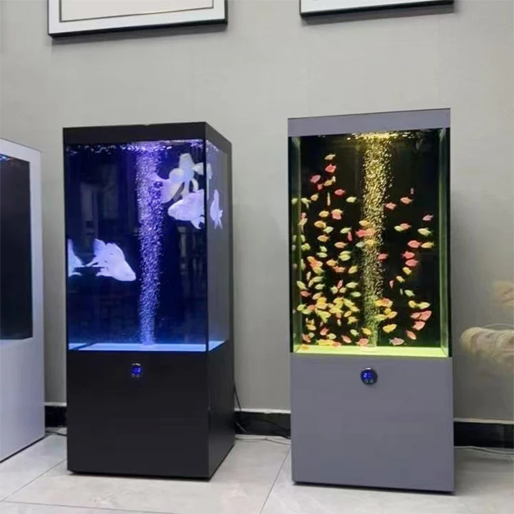Wholesale Factory Square Fish Tank Aquarium Home Decorations With Bottom Cabinet Fish Tank With Bubble Stones Wholesale Factory Square Fish Tank Aquarium Home Decorations With Bottom Cabinet Fish Tank With Bubble Stones