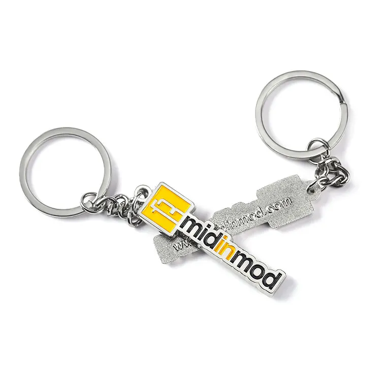 Оптовая продажа, металлический сувенир, Пользовательский логотип, инновационный брелок для ключей
