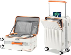 Wholesale ABS Trolley Travel Bag Unisex 20 Inch Carry-on Luggage ABS Rolling Suitcase Luggage With Combination Lock