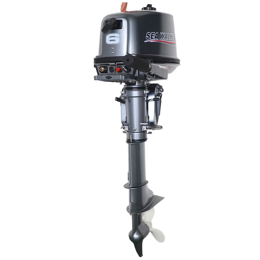 The 2-stroke 6hp and 5hp Outboard Engine Boat Horse Is Used As an Inflatable Fishing Boat