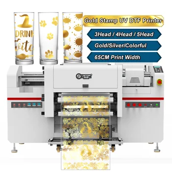 LETOP Crystal UV Dtf Gold Film 60CM Digital Printing Plotter Large Roll Sticker Printer Machine Label Sticker Printing Machine