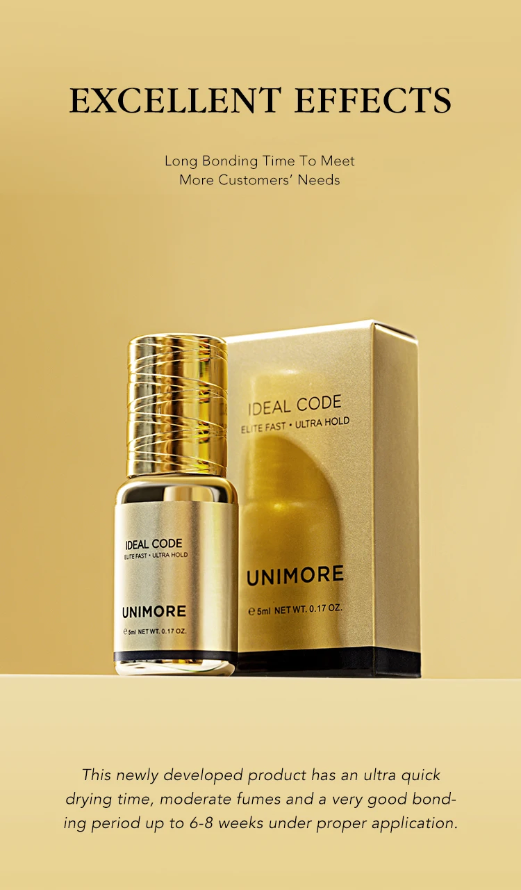 Unimore Japan Top Eyelashes Glue Permanent Materials Storage