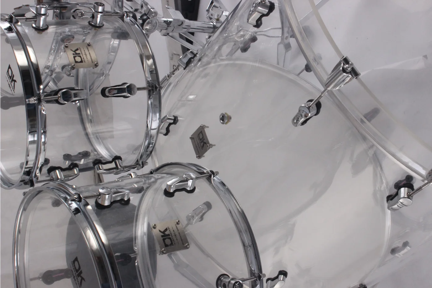 Complete in Specification Good Quality DK Acrylic Musical Drum Set