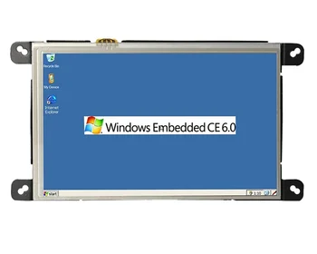 7" Industrial Embedded All-in-one Open Frame Panel PC WinCE 6.0 Linux with Lan Port RJ45, RS232 W759 detail image
