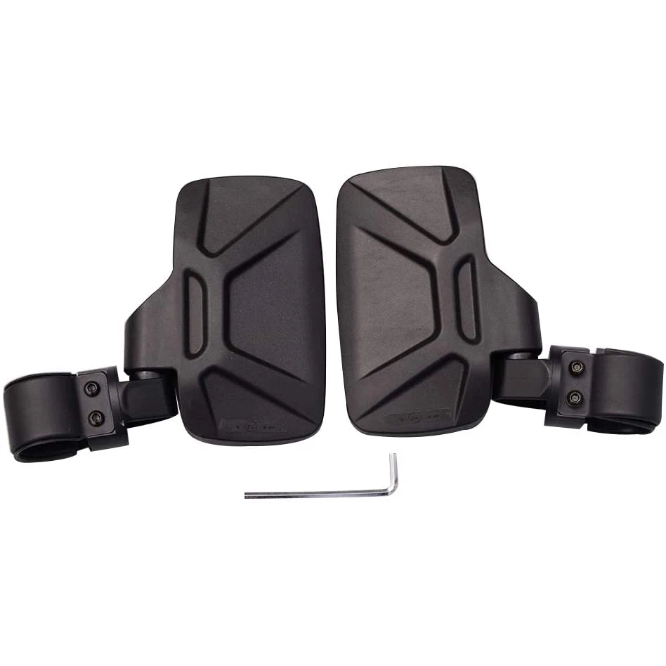 Motor-dream UTV Side View Mirror Set - High Impact, Breakaway For 1.75" & 2" Roll Cage - Fits Polaris RZR, Ranger, Kawasaki Mule, Yamaha Rhino