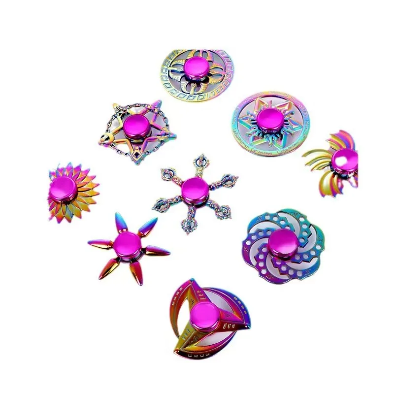 2024 New Design Factory OEM Metal Cog Fidget Spinner Metal Hand Toy Fidget Spinner for Adults and Kids Metal Fidget Spinner