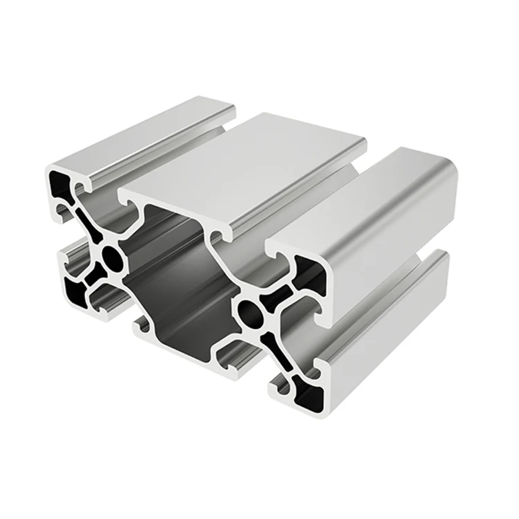 50100 Industrial Extruded Aluminum Profile 50100 Aluminum Alloy Profile Equipment Rack Processing Inner Holes 8.5
